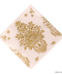 دستمال سفره کاغذی بسته 20 عددی طرح گل زیتونی