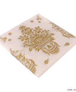 دستمال سفره کاغذی بسته 20 عددی طرح گل زیتونی