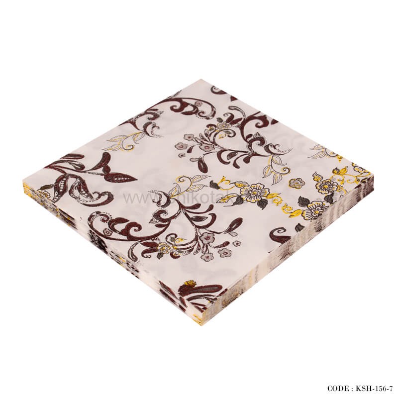 دستمال کاغذی سفره بسته 20 عددی طرح نگار