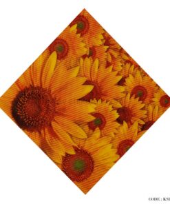 دستمال کاغذی سفره بسته 20 عددی طرح گل آفتابگردان