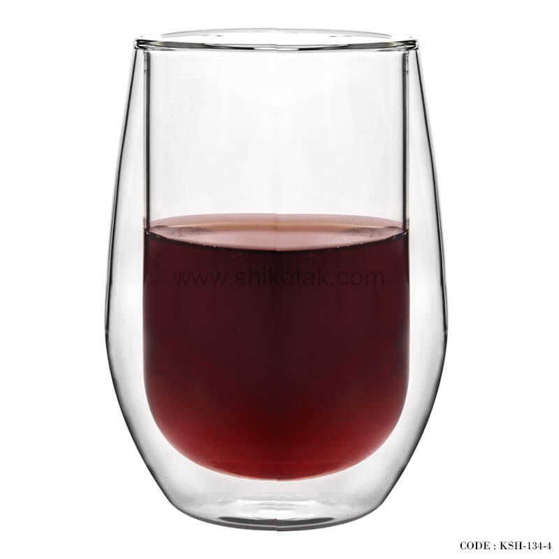 لیوان شیشه ای دوجداره