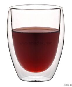 لیوان دوجداره شیشه ای