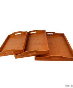 سینی چوبی بامبو سه سایز