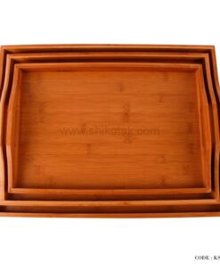 سینی چوبی بامبو سه سایز