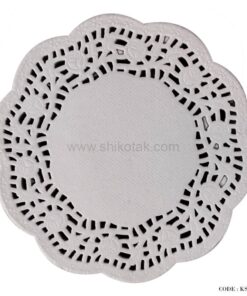 زیرلیوانی کاغذی دانتل طرح گل کوچک