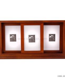 قاب عکس چوبی سه تایی متحرک دوطرفه