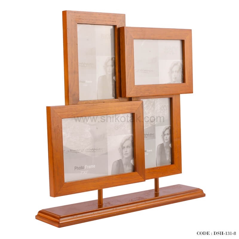 قاب عکس رومیزی چوبی 4 تایی