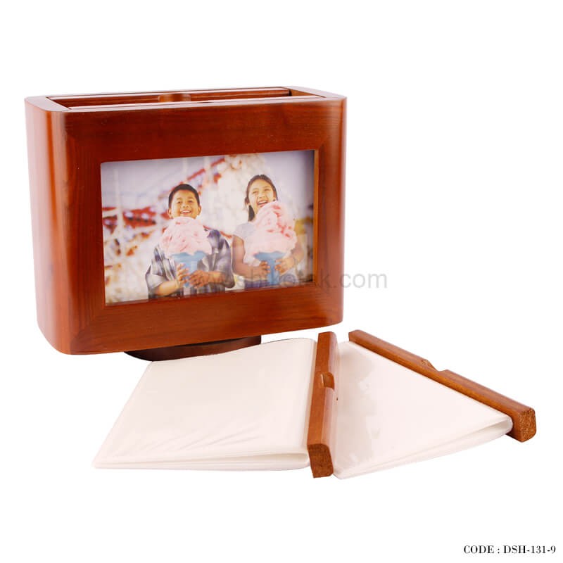 آلبوم عکس چوبی 96 عکس چرخان