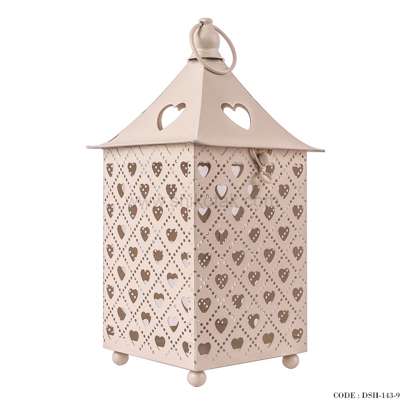 فانوس دکوری فلزی طرح Lovely Home