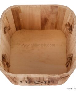 باکس چوبی نظم دهنده سه سایز گردویی طرح Home