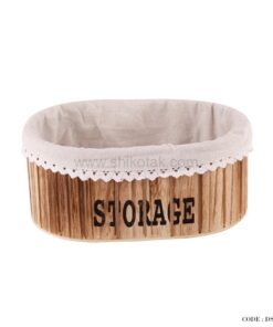 باکس چوبی نظم دهنده کمد بیضی ست سه عددی