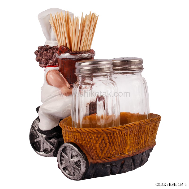 جاخلالی و نمکپاش طرح سرآشپز