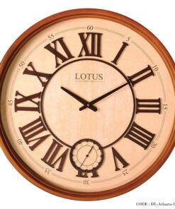 ساعت دیواری چوبی مدل Atlanta