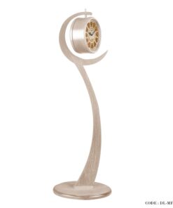 ساعت ایستاده چوبی کرم طرح دوطرفه