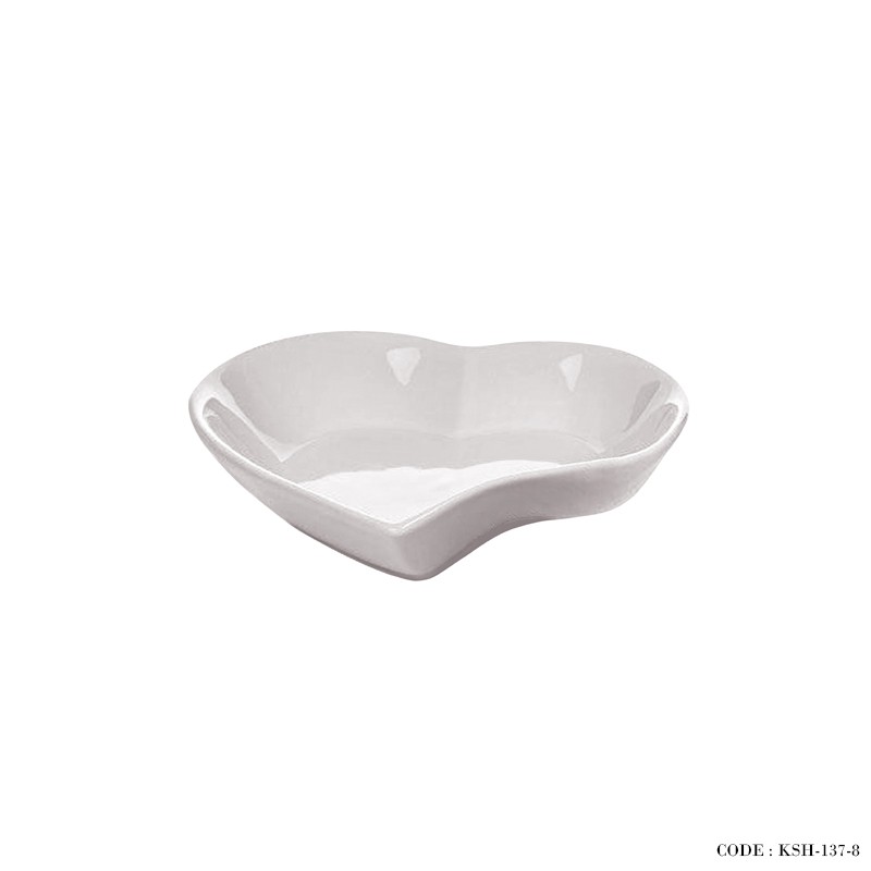 ماست خوری سرامیکی طرح قلب