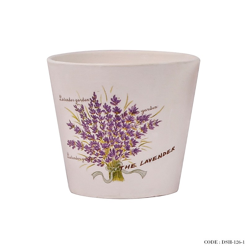 گلدان سفالی تزئینی کوچک سری b