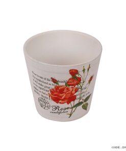 گلدان گل طبیعی سفالی سری g