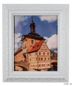 قاب عکس دیواری سفید پلاستیکی مدل آنا