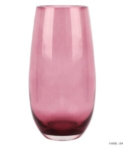 گلدان شیشه ای رومیزی طرح پافیلی