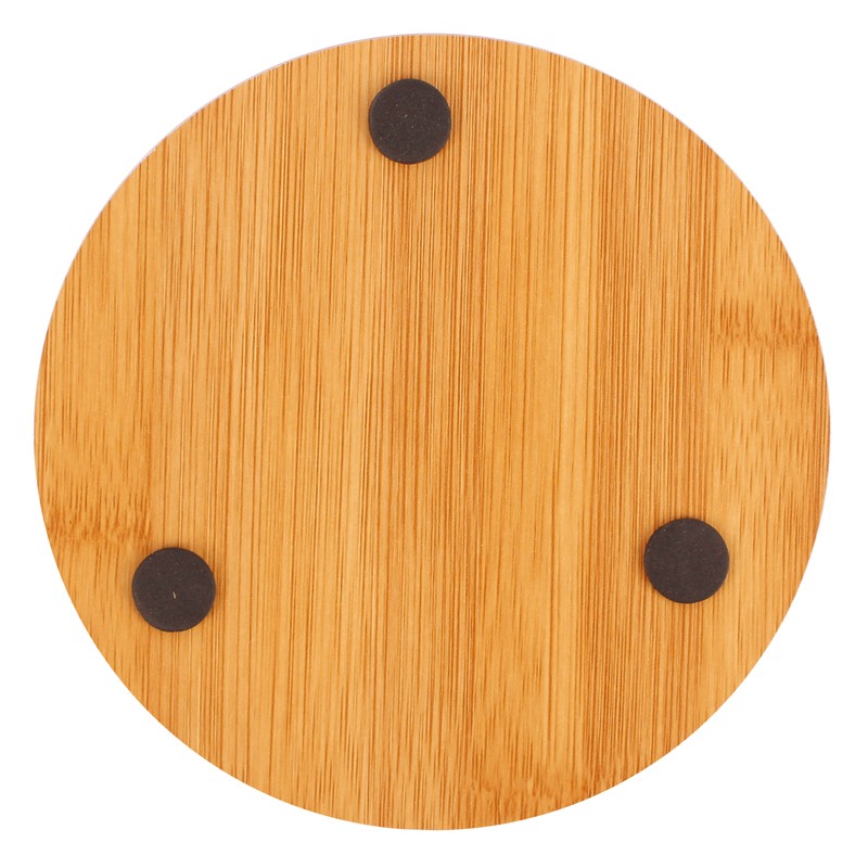 زیر قابلمه ای چوبی گرد