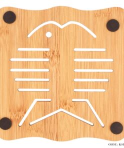 زیر قابلمه ای چوبی بامبو