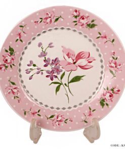 پیش دستی چینی آنجلا صورتی