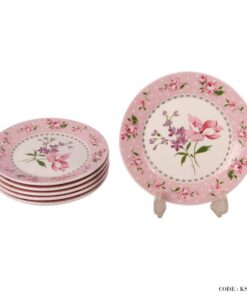 پیش دستی چینی آنجلا صورتی