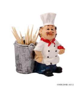 جاخلال دندان طرح آشپز سطل دار