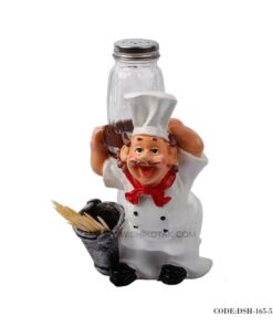 مجسمه جاخلالی و نمک پاش  سرآشپز