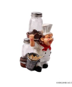 مجسمه جاخلالی و نمک پاش  سرآشپز