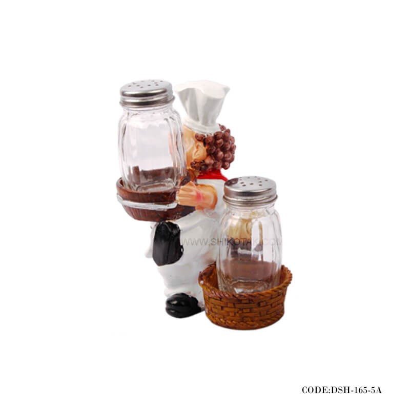 ست جاخلال و نمک پاش طرح آشپز