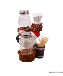 ست جاخلال و نمک پاش طرح آشپز