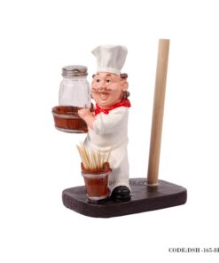 ست جادستمالی و جاخلالی آشپز سبد دار