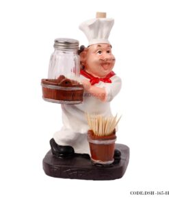 ست جادستمالی و جاخلالی آشپز سبد دار