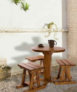 نیمکت چوبی یک نفره