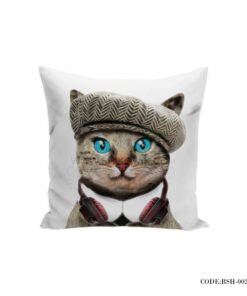 روکش کوسن فانتزی طرح گربه