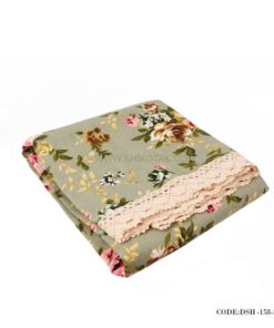 رومیزی ناهارخوری طرح رز زمینه سبز