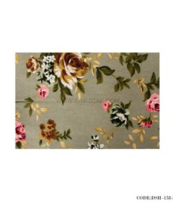 رومیزی ناهارخوری طرح رز زمینه سبز