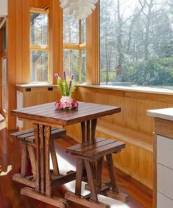 نیمکت چوبی یک نفره