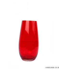 گلدان شیشه ای رومیزی طرح پافیلی