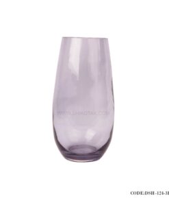 گلدان شیشه ای رومیزی طرح پافیلی