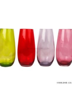 گلدان شیشه ای رومیزی طرح پافیلی