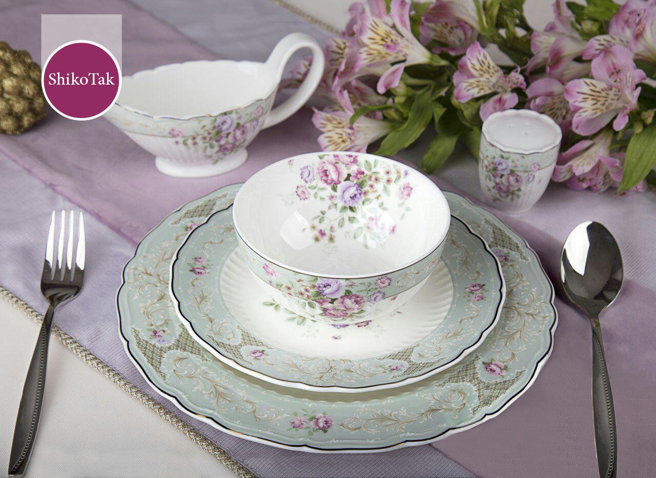 ست غذاخوری چینی 30 پارچه طرح دایانا