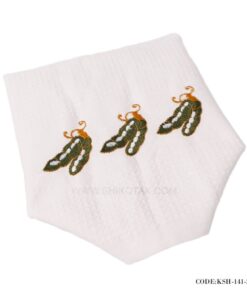 دستمال آشپزخانه عروس طرح نخود فرنگی