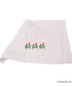 دستمال نمگیر آشپزخانه طرح گل لاله