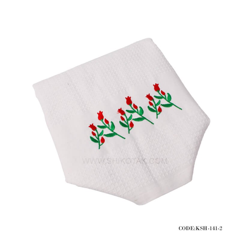 دستمال نمگیر آشپزخانه طرح گل لاله