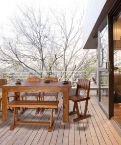 نیمکت چوبی دو نفره