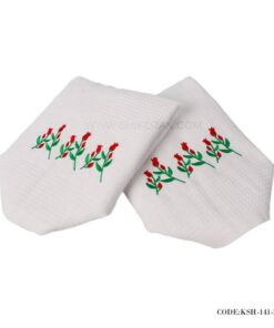 دستمال نمگیر آشپزخانه طرح گل لاله