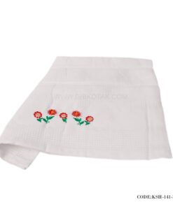 دستمال نظافت 'گلدوزی شده طرح 'گل نقاشی