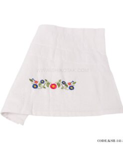 دستمال گردگیری طرح 'گل حاشیه